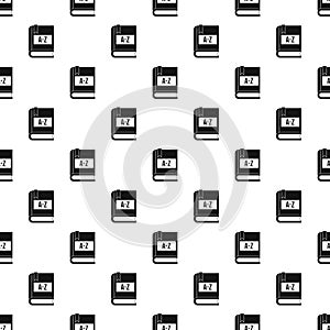 Dictionary book pattern, simple style