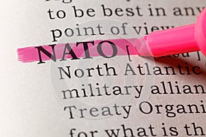 Dictionary definition of NATO