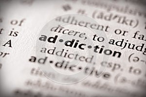 Dictionary Series - Health: addiction