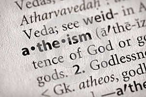 Dictionary Series - Religion: atheism