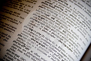 Dictionary Word Photograph
