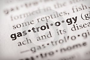 Dictionary Word Series - Gastrology