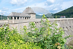 Die Edertalsperre in Nordhessen in Deutschland