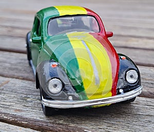 Diecast custom beetle car