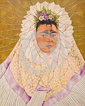 Diego on my mind self-portrait as Tehuana, 1943 painting by Frida Kahlo