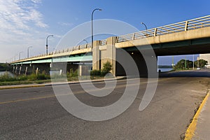 Dienfenbaker Bridge in Prince Albert