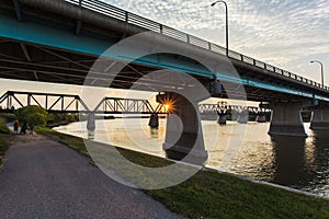 Dienfenbaker Bridge in Prince Albert