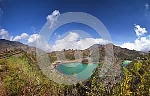 Dieng Plateau, Jawa, Indonesia, Telaga Wama lake