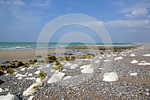 Dieppe, the beach Seine-Maritime Normandy France.