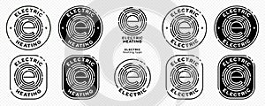 Dies type of heating stamps electro