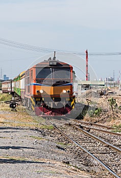 Diesel electric locomotive of rapid train