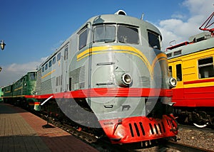 Diesel engine - the locomotive