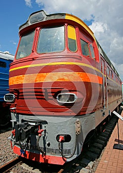 Diesel engine - the locomotive