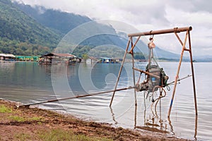 Diesel engine for long tail boats