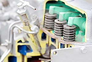 Diesel engine section