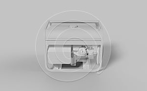 Diesel fuel generator 3d illustration