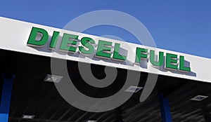 Diesel Fuel Sign