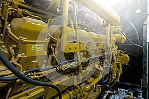 Diesel generator unit.