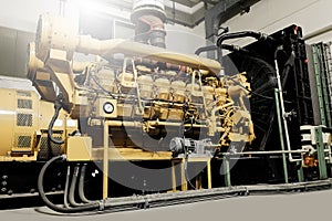 Diesel generator unit.