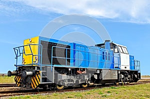 Diesel locomotive on industry location