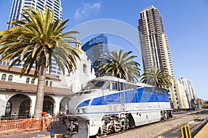 Diesel locomotive; San Diego,