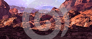 Diesel Locomotive In Southwest