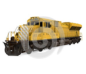 Diesel Locomotive Train Isolated