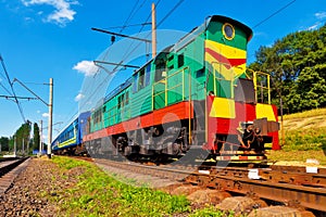 Diesel passenger train