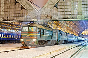 Diesel passenger train