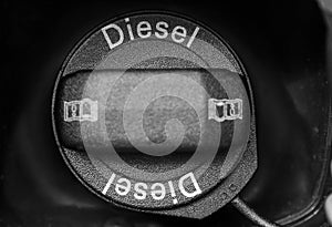 Diesel petrol, gasoline tank photo