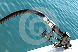 Diesel Pump Nozzle Refilling Boat