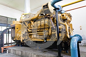 Diesel standby generator photo