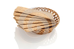 Diet bread bran and wheat germ