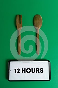 Diet food concept and fat loss. concept of ramadhan and intermitten fasting