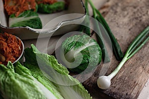 Diet rolls Peking cabbage cabbage, an unusual round shape