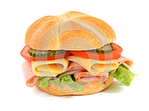 Diet sandwich and meter studio isolated