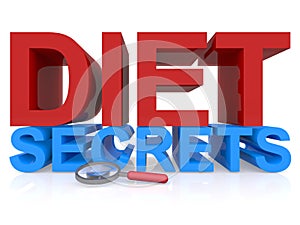 Diet secrets on white