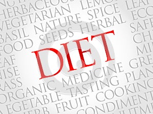 DIET word cloud