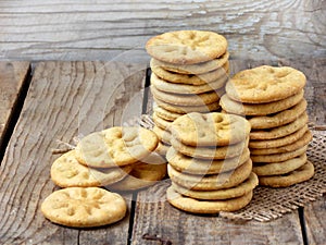 Dietary prolonged dry cookies stacked