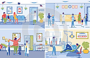 Dieticians or Nutritionists in Healthcare Clinic.