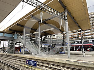 Dietikon mixed (regional and international) train station near Bern.