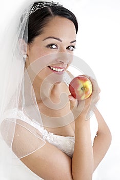 Dieting bride photo