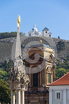 The Dietrichstein Tomb cultural monument with Church of St. Anne, nature preserve Holy Hill with Chapel of Saint Sebastian