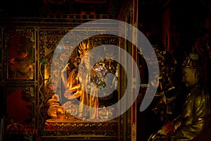 Diety sculpture of Boudhanath, Kathmandu, Nepal