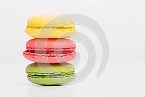 Differen color macaroons