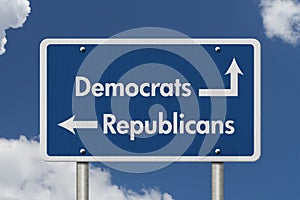 Difference between Democrats and Republicans photo