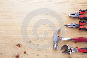 Difference instruments on a wood table