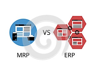 Difference between MRP manufacturing solutions and ERP software photo