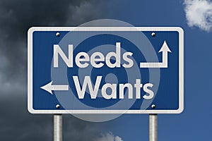 Difference between Needs and Wants