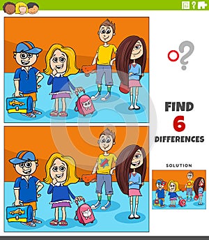 Differences educational game with elementary school kids